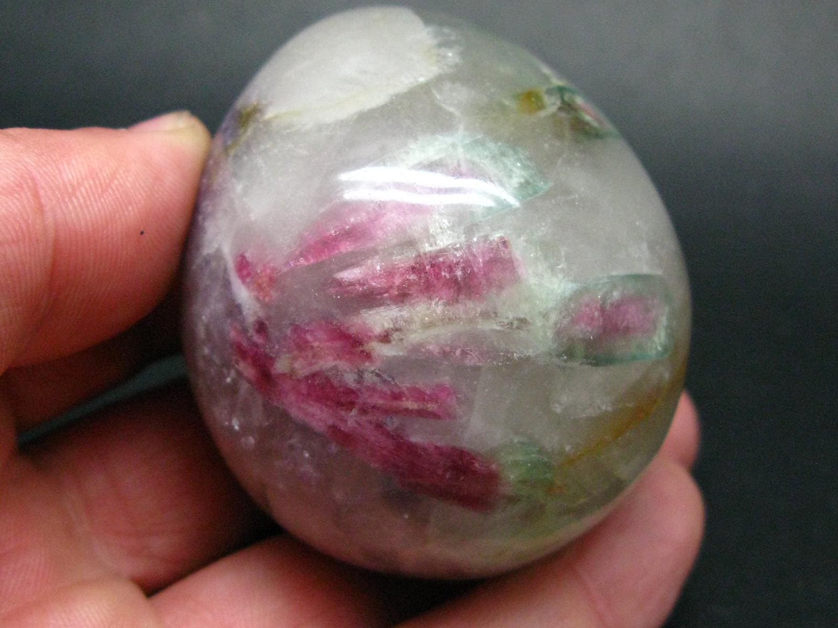 Watermelon Tourmaline Egg From Brazil - 2.5" - 196.33 Grams