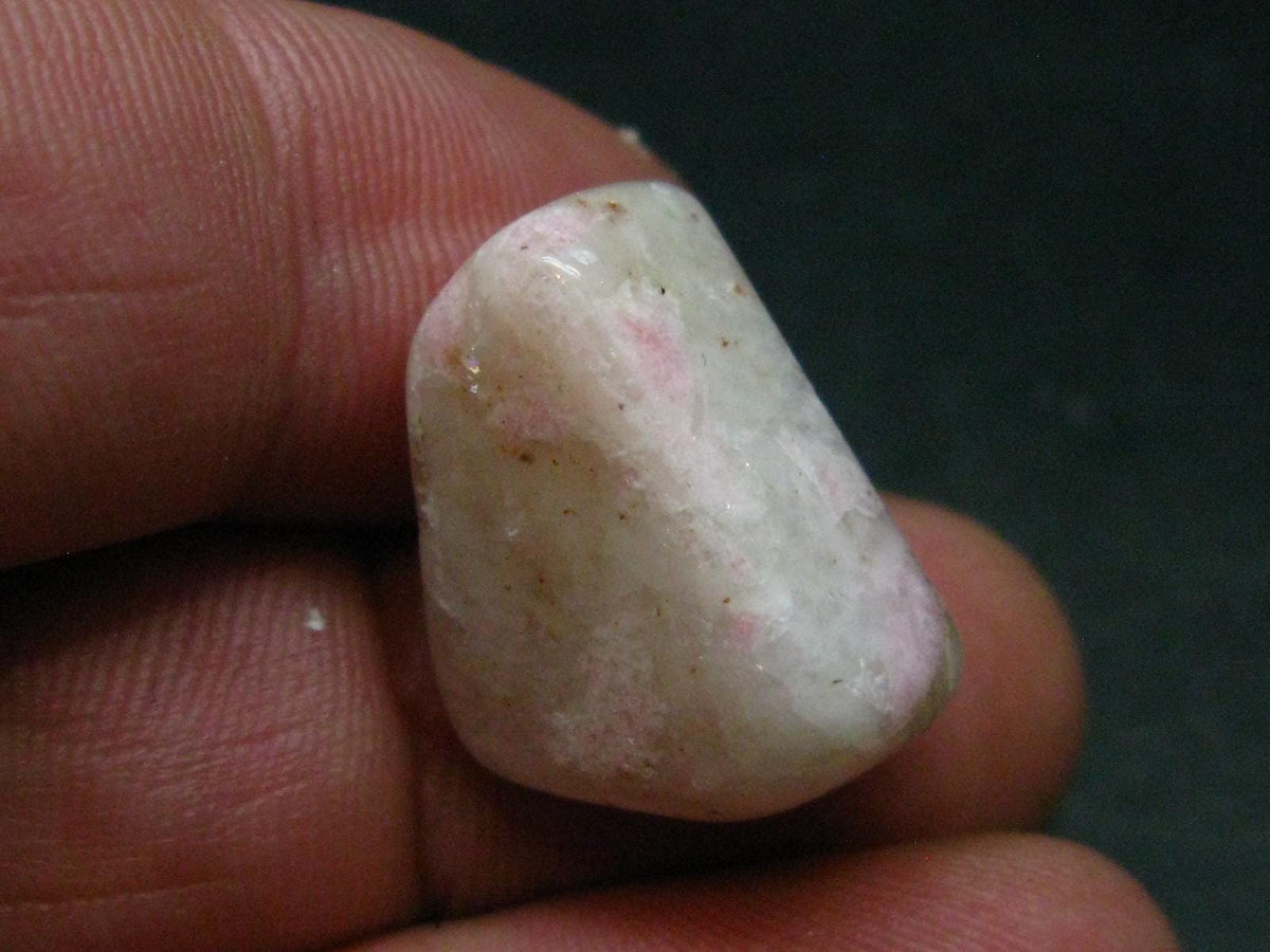 Rare Pink Tugtupite Tumbled Piece From Greenland - 4.60 Grams- 0.8"