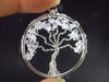 Set of Three Natural Quartz Tree of Life Pendants