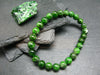 Chrome Diopside Genuine Bracelet ~ 7 Inches ~ 8mm Round Beads