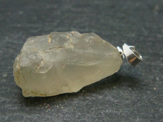 Rare Sanadine Golden Orthoclase Crystal Pendant From Madagascar - 1.3" - 4.51 Grams