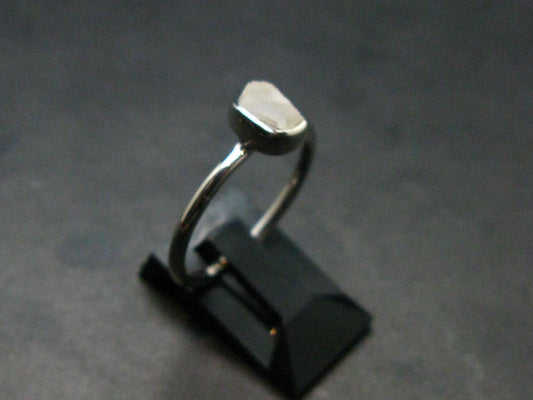 Phenakite Phenacite Crystal Silver Ring From Brazil - Size 8 - 1.80 Grams