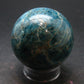 Large neon blue Apatite sphere from Madagascar- 212.68 - 1.9"