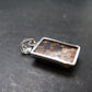 Zincite Franklinite Willemite Silver Pendant From USA - 1.3" - 6.38 Grams