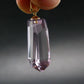 Amethyst Sterling Silver Gold Plated Pendant From Brazil - 1.4" - 6.05 Grams