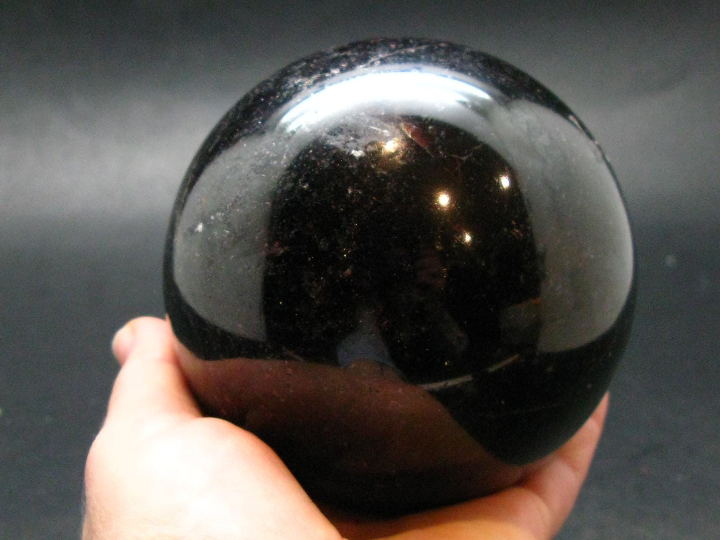 Red Garnet Almandine Sphere Ball From India - 1512.0 Grams - 3.4"