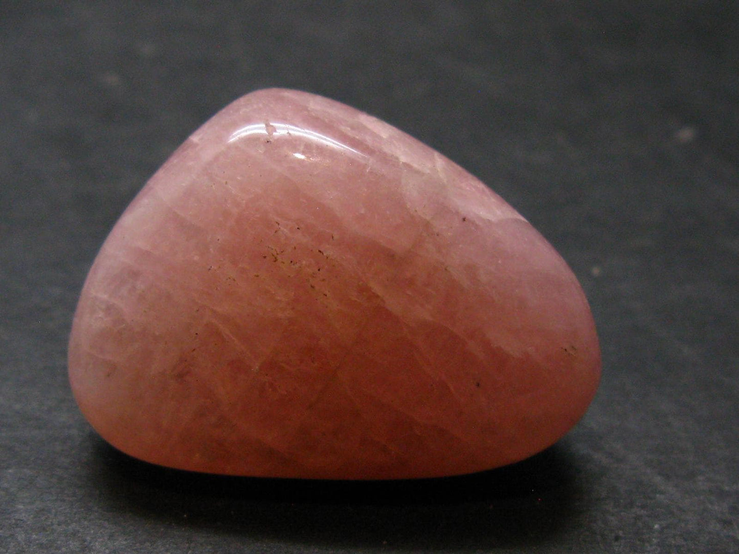Rare Pink Petalite Tumbled Stone From Canada - 1.3" - 17.02 Grams