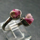 Bixbite Red Emerald Beryl Silver Ring From Utah USA - Size 8 - 2.29 Grams