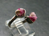 Bixbite Red Emerald Beryl Silver Ring From Utah USA - Size 8 - 2.29 Grams
