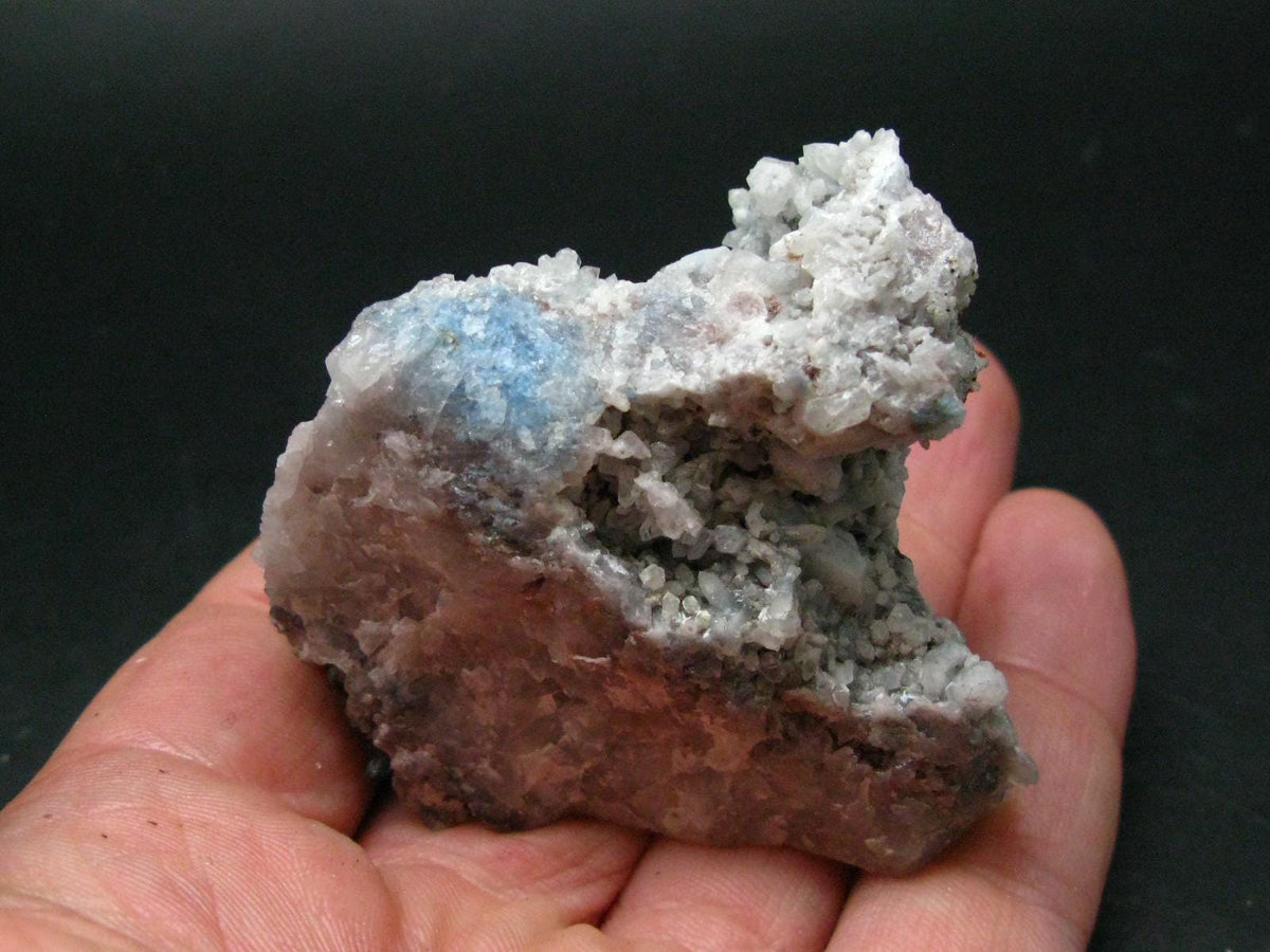 Papagoite In Quartz Cluster From South Africa - 2.7"