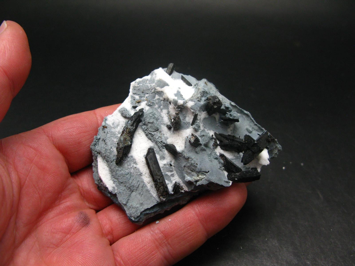 Neptunite on Natrolite Cluster From California - 3.2"