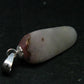 Rare Pink Tugtupite Sterling Silver Pendant From Greenland - 0.8" - 1.53 Grams