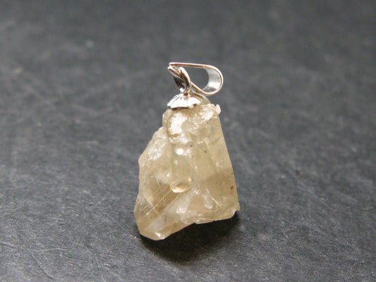 Cerussite Cerusite Crystal Silver Pendant From Morocco - 0.8" - 4.07 Grams