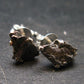 Raw Campo Del Cielo Meteorite Stud Earrings In Silver From Argentina