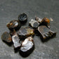 Lot of 10 Sericho Pallasite Meteorite Pieces From Kenya - 1.80 Grams