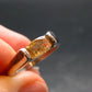 Fabulous Untreated Faceted Gem Imperial Topaz 925 Silver Ring from Brazil - Size 9.75 - 3.85 Grams