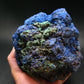 ENORMOUS Azurite Crystal From Zambia - 6.9" - 3734 Grams