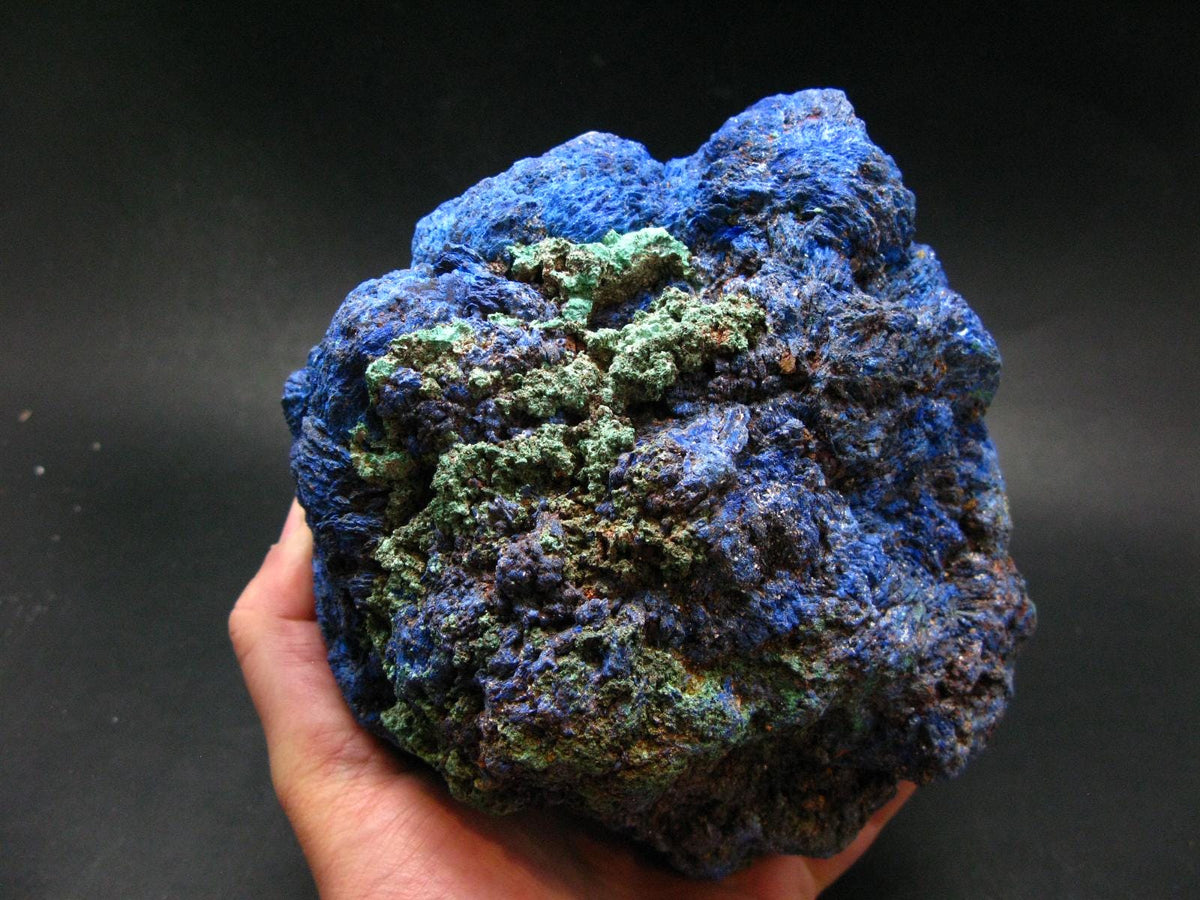 ENORMOUS Azurite Crystal From Zambia - 6.9" - 3734 Grams