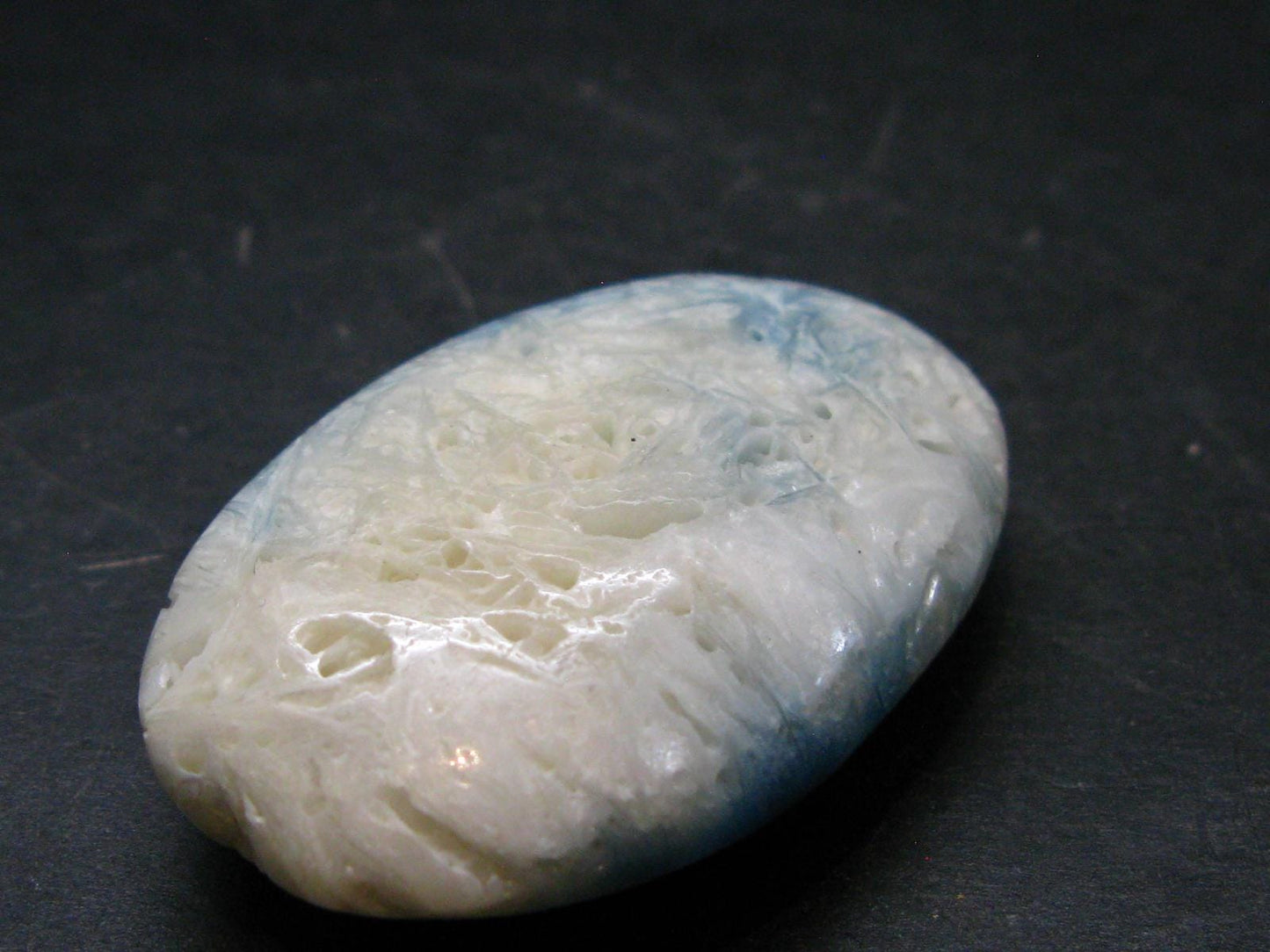 Blue Ice Glacierite Tumbled Stone from Indonesia - 1.9" - 27.62 Grams