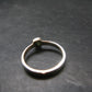 Cute Gem Moldavite Sterling Silver Ring From Czech Republic - Size 7 - 1.9 Grams