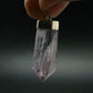 Gem Kunzite Spodumene Pendant in SS From Afghanistan - 1.6" - 4.47 Grams