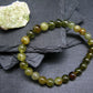 Vesuvianite Idocrase Genuine Bracelet ~ 7 Inches ~ 6mm Round Beads