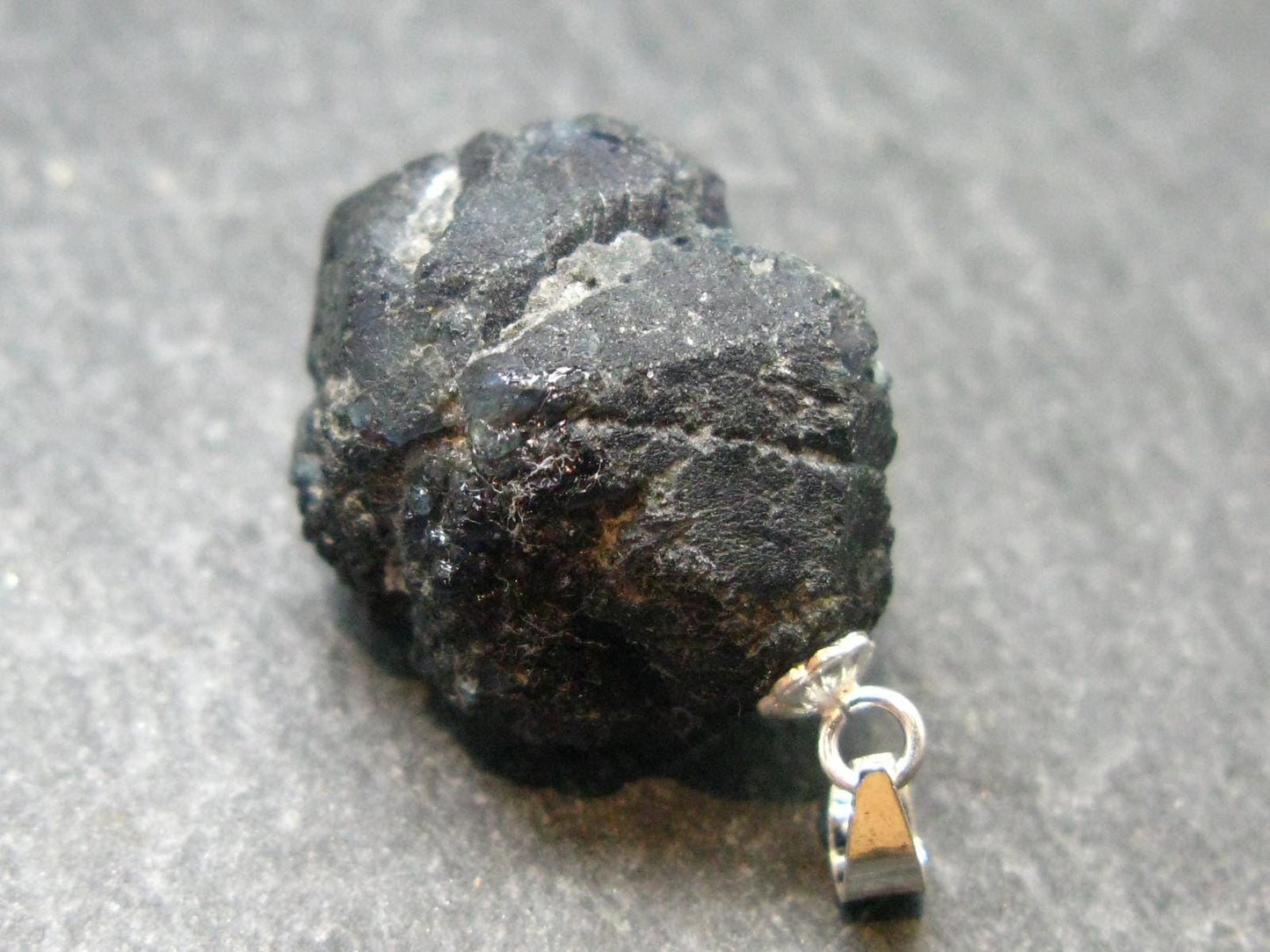 Natural Alexandrite Chrysoberyl Crystal Silver Pendant From Zimbabwe - 7.42 Grams