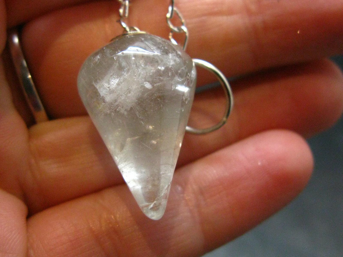 Blue Topaz Pendulum From Brazil - 10.40 Grams