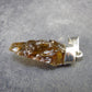 Natural Unheated Citrine Sterling Silver Pendant from Zambia - 1.3" - 2.66 Grams
