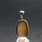 Phenakite Phenacite Silver Pendant from Brazil - 0.7 Inches - 1.25 Grams