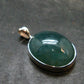 Extremely Rare Grandidierite Silver Pendant From Madagascar - 1.2" - 5.10 Grams