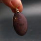Purple Jade Silver Plated Pendant From Turkey - 1.4" - 5.16 Grams