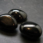 Lot Of 3 Whitby Jet Genuine Tumbled Stones From UK - 13.0 Grams