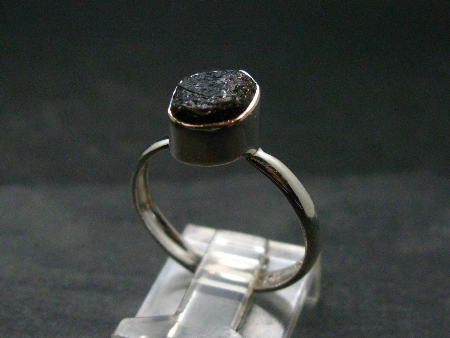 Alexandrite Crystal Silver Ring From Zimbabwe - Size 8 - 2.25 Grams