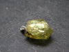 Large Gold Apatite Tumbled Pendant from Mexico - 4.03 Grams - 0.9"