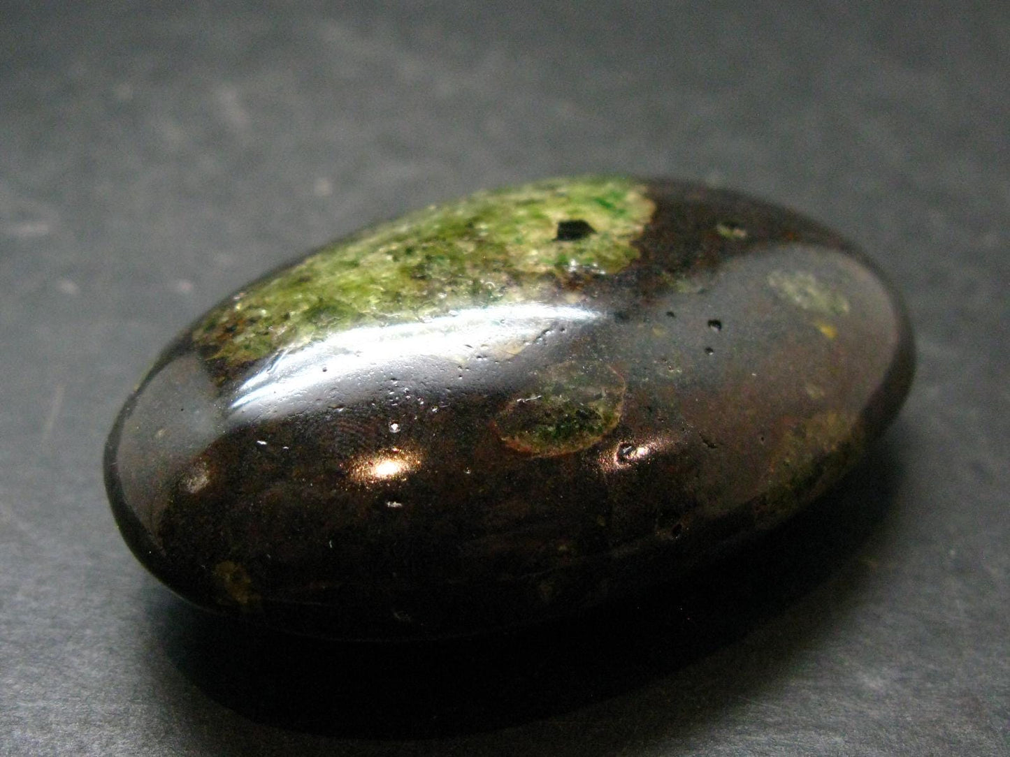 Peridot Olivine Tumbled Stone from Arizona, USA - 2.2" - 61.17 Grams