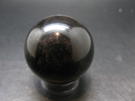 Black Obsidian Sphere From Mexico - 1.8" - 137.60 Grams