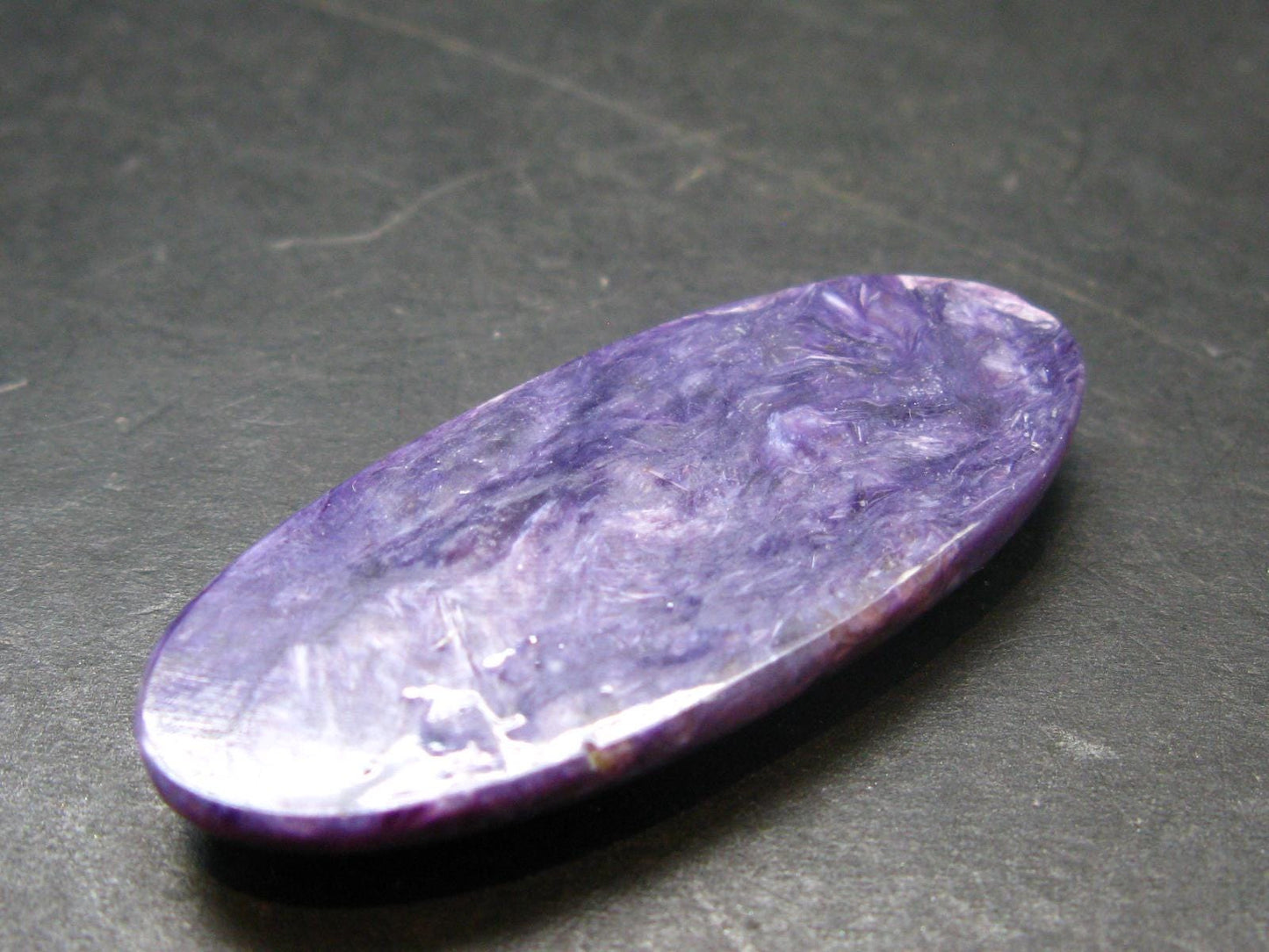 Rare High-Quality Charoite Cabochon From Russia - 1.9"