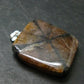 Perfect Cross-Shaped Andalusite (Variety of Chiastolite) Polished Silver Pendant from China - 1.5" - 14.93 Grams