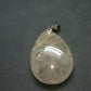 Rutilated Quartz Silver Pendant From Brazil - 1.4"