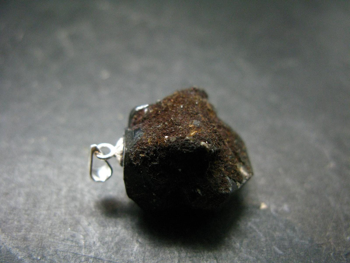 Cassiterite Silver Pendant From Bolivia - 1.0" - 15.32 Grams