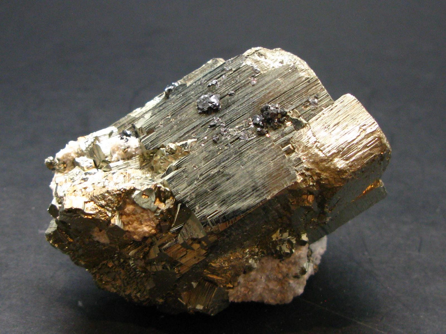 Perfect Pyrite Cube Crystal from Spain - 2.6" - 318 Grams