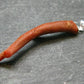 Rare Natural Red Coral Silver Pendant From Italy - 1.9" - 1.72 Grams