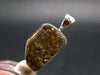 Phenakite Phenacite Silver Pendant from Brazil - 1.0 Inches - 2.94 Grams
