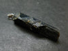 Aegirine Crystal Silver Pendant From Malawi - 1.8" - 6.22 Grams