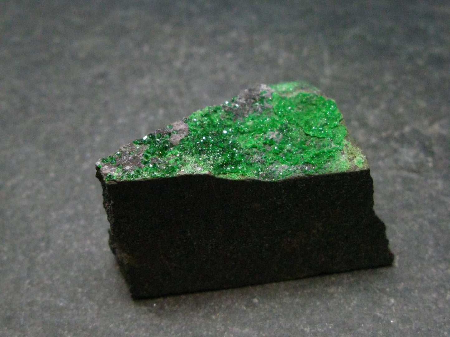 Uvarovite (Green Chromium Garnet) Cluster From Russia - 1.1"