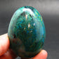 Chrysocola Chrysocolla Egg From Peru - 2.5" - 183.06 Grams