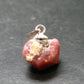 Raspberry Grossular Garnet Pendant From Mexico - 0.6" - 1.57 Grams