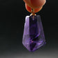 Amethyst Sterling Silver Gold Plated Pendant From Brazil - 1.5" - 12.11 Grams