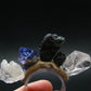 Synergy 12 Set Phenakite Moldavite Natrolite Petalite Danburite Tektite Scolecite Herderite Tanzanite Brookite 135.64 Gr